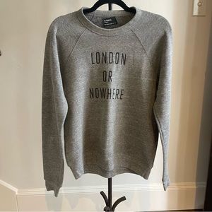 KNOWLITA | OR NOWEHERE | London or Nowhere Sweat Shirt XS Gray